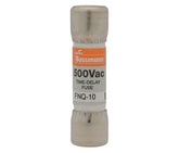Bussmann FNQ-8 Time Delay Fuse, 8 A, 500 V, 10 kA Interrupt, Fiberglass Body